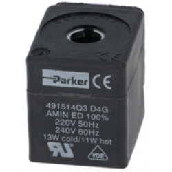 COIL PARKER 220/240V 13W 50/60Hz UL,1120399,