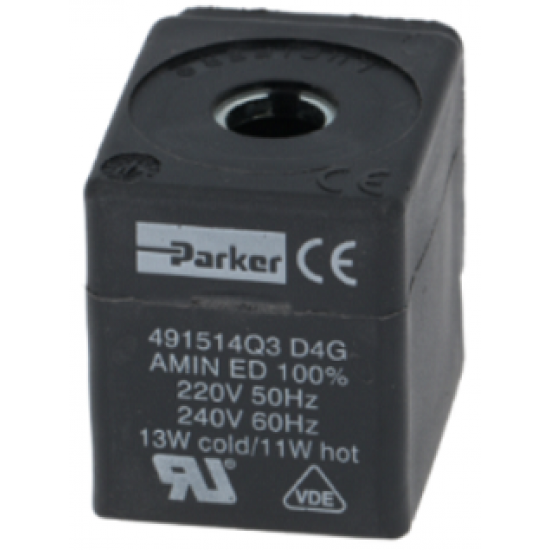 COIL PARKER 220/240V 13W 50/60Hz UL,1120399,