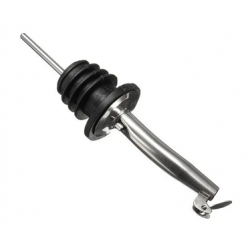 Stainless Steel Whisky Liquor Oil Wine Bottle Pourer Stopper Dispenser With Lid