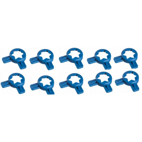 Cap Design 1.010" ID - 6 point,  part no 014218,Blue Star Cap (QTY-10)