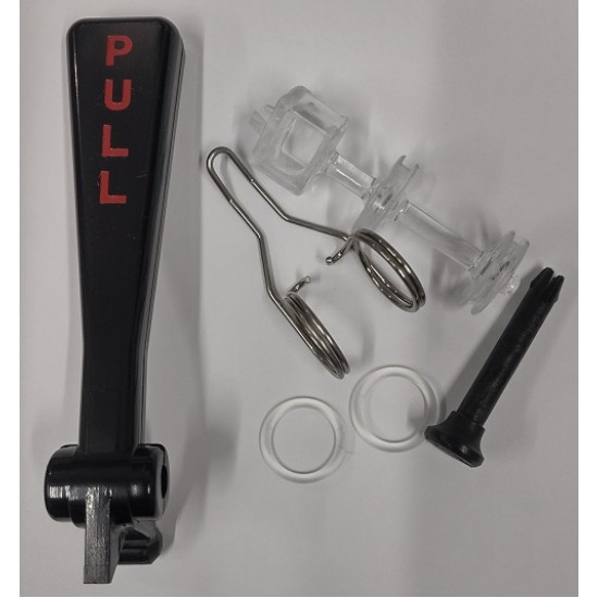 UGOLINI slush machine complete plunger BLACK with pull handle 10LTR