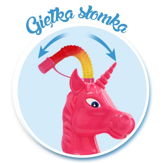 Yard Cups, Slush Cup UNICORN 500ml 16.9oz,Box 52, pcs MIX Colours,Twisted,HT26