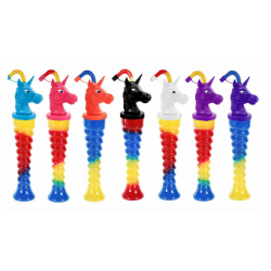 Yard Cups, Slush Cup UNICORN 500ml 16.9oz, Box 112, pcs MIX Colours,Twisted,HT 16