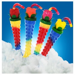 ROSE Slush yard cup 17oz (500ml) HT28 x 50 cups with lid and straw