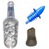 32oz plastic serving bottle with pourer and dust cap 