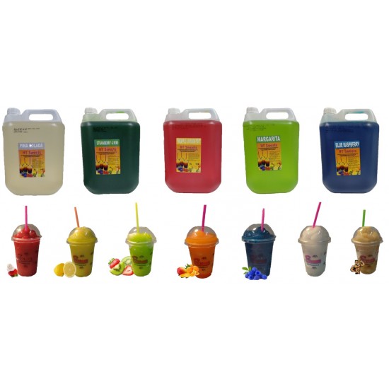 HYBRID Full Pallet of Slush  Syrup (160x5ltr) PER BOTTLE £9.99  free delivery MIX FLAVOURS IF YOU WANT