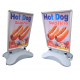 A1 Water Base Pavement Sign Silver HOT DOG SOLD HERE
