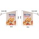 HOT DOG WALL FLAG, FLAG 745x66cm,Pole size: Around 70cm,JL-HTW04