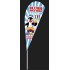 Slush Sold Here Beach Flag, FLAG 70x170cm,pole size 2.8 meters P shape