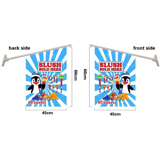 YARD CUP WALL FLAG  Flag size: 45x66cm,Pole size: Around 70cm ,JL-HTW02