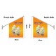 ICE CREAM WALL FLAG, Flag size: 45x66cm,Pole size: Around 70cm ,JL-HTW08