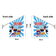 SLUSH SOLD HERE WALL FLAG  Flag size: 45x66cm,Pole size: Around 70cm ,JL-HTW01