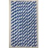 BLUE BUBBLE TEA SMOOTHIE MEGA Paper Straws SMOOTHIE MEGA Paper Straws   12mm x 200mm - 12000PCS