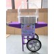 SUMTASA PREMIUM Candyfloss machine with cart and bowl cover