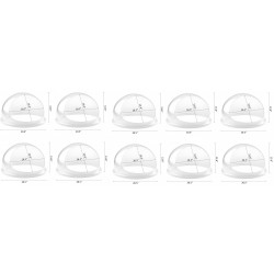 Cotton Candy Machine Roll-Top Bubble  Plastic Cover  QTY 10