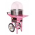 Candyfloss machine with cart and bowl cover