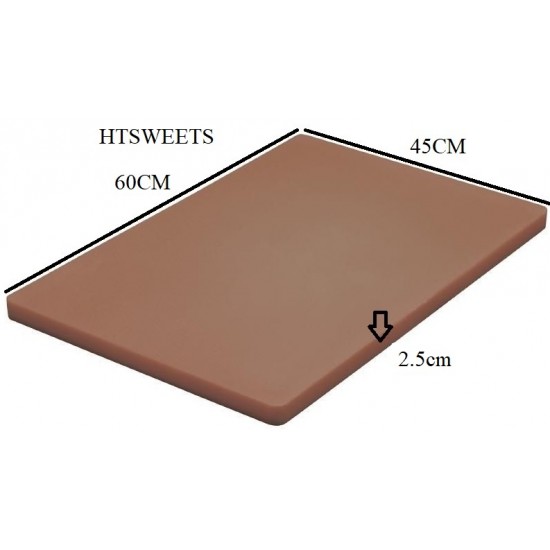 LARGE EXTRA Thick Professional Catering Chopping Board 12x23.62 inches/ 60x45cmx2.5cm,(1xChopping Board Brown only)