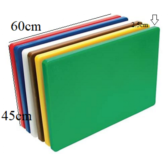 LARGE EXTRA Thick Professional Catering,Chopping Board 12x23.6 inches / 60x45cmx2.5cm,(6xChopping Board Full Set 