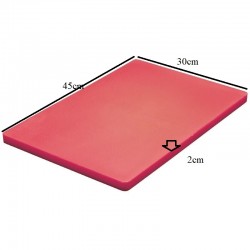 Extra Thick Professional Catering,Chopping Board 12x18 / 30x45cmx2cm,(1xChopping Board Red only)