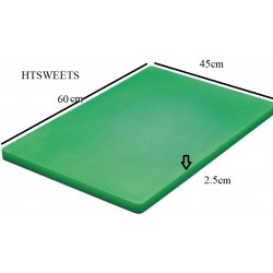 LARGE EXTRA Thick Professional Catering Chopping Board 12x23.62 inches / 60x45cmx2.5cm,(1xChopping Board Green only)