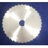 440 Kebab Circular Slicers – 65x12x1mm with Single Bevel to Sharpener, D-Bore Type, Serrated Edge (29 Teeth)