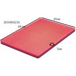 LARGE Thick Professional Catering,Chopping Board 12x23.62 inch / 60x45cmx2cm,(1xChopping Board Red only)