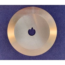 440 Kebab Circular Slicers – 80x12x1mm with Single Bevel to Sharpener, D-Bore + Keyway