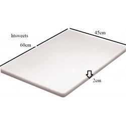 LARGE Thick Professional Catering,Chopping Board 12x23.6 inches / 60x45cmx2cm,(1xChopping Board White only)