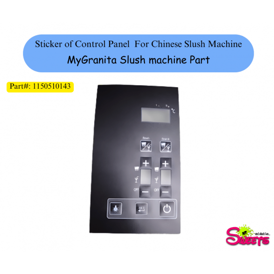 My Granita Sticker of Control Panel