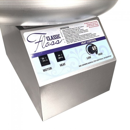 Classic Floss Cotton Candy machine with metal  bowl 