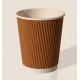 12oz Kraft Ripple Wall Paper Cup x 500