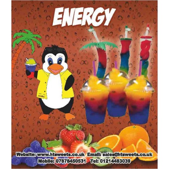 FLAVOUR LABEL FOR FABY SLUSH MACHINE Size: 17X19 cm