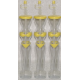 BIKINI Slush Yard Cups 15OZ x 48 cups with lid and straw YELLOW