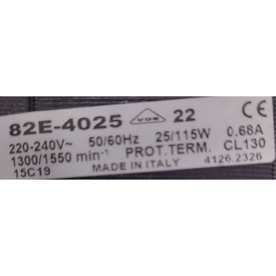 FAN MOTOR 220-240V/50-60 Hz/25/115W FABY 3            