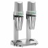 MILKSHAKE BLENDER mod. FR 2G - N.2 stainless steel cups Lt 0,8 - Power 300 + 300 W - 230V single phase - 50-60 Hz - 