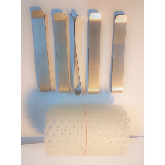 Candy machine mesh small 157 x 12cm with 5 clips