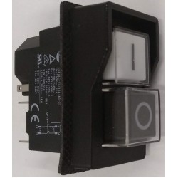 PUSH-BUTT.PANEL 0-I WHITE-BLACK 16A 250V,SL2919, 9319024 