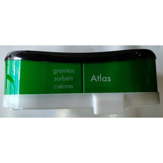 ATLAS 15L Lighted Top Cover Complete BLACK/GREEN/WHITE LID, 33800-04876