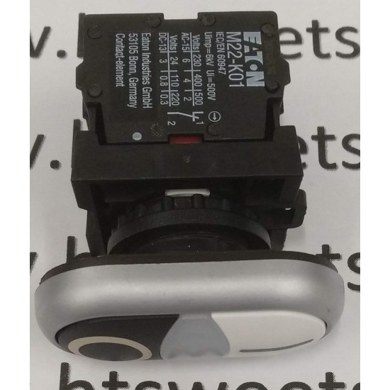 FIMAR PUSH-BUTT.PANEL 0-I WHITE-BLACK 15A 500V,SL0891,9014050