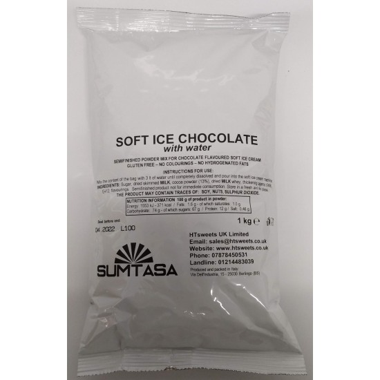 CHOCOLATE soft icecream powder mix SUMTASA