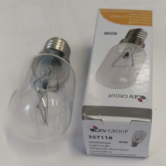 PIZZA GROUP LAMP FOR OVEN E14 40W 220/230V,5059251,5371290