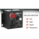 HT Electronic Voltage Regulator 4000W 220V Single Phrase Motor Fan Speed Controller HT Voltage Regulator UK PLUG