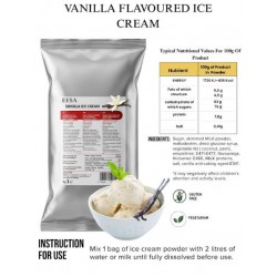 Vanilla soft icecream powder mix  EESA