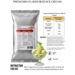 PISTACHIO soft icecream powder mix  EESA