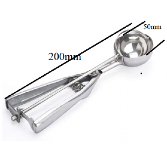 S/S ICE CREAM DIDDING BALL SPOON,50mm