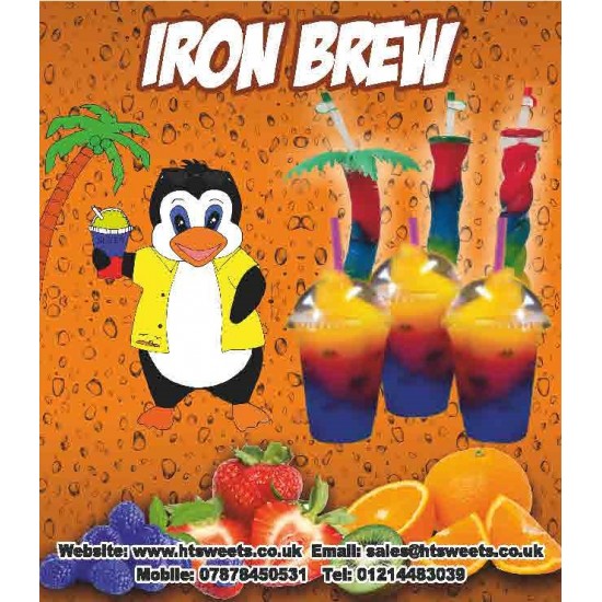 FLAVOUR LABEL FOR FABY SLUSH MACHINE Size: 17X19 cm