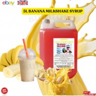 Banana thick shake syrup  (GLUTEN FREE)