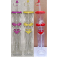 BIKINI Slush Yard Cups 15OZ x 48 cups with lid and straw MIXED BIKINI Slush Yard Cups 15OZ x 48 cups with lid and straw MIXED