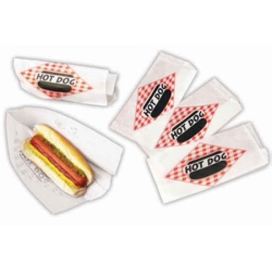 Hot Dog Double Open Paper Bag 1X1000, HT0118 (701)