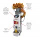 Automatic Juicer oranfresh ORM 5 with static Hopper